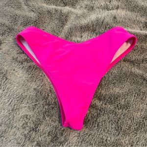 Hot pink shein bikini bottoms size XS